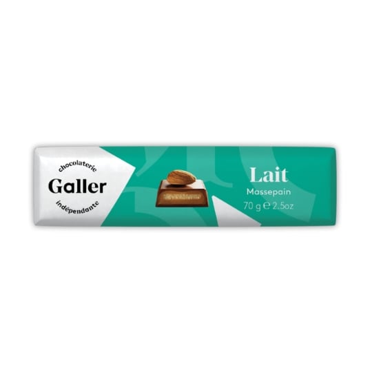 Chocolat Bâton au Lait Fourré au Massepain GALLER CHOCOLATIER
