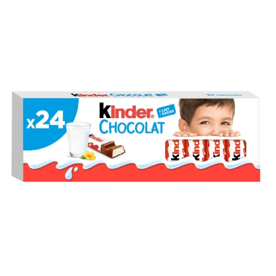 Barres chocolatées Lait KINDER