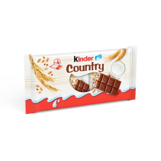 Barre chocolatée Céréales Chocolat KINDER COUNTRY