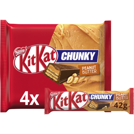 Barres Chocolatées Lait Beurre de Cacahuètes KITKAT
