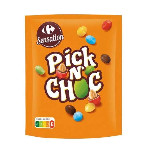 Bonbons Chocolat Lait Arachide CARREFOUR SENSATION
