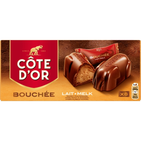 Bouchées Chocolats Lait Praliné COTE D'OR