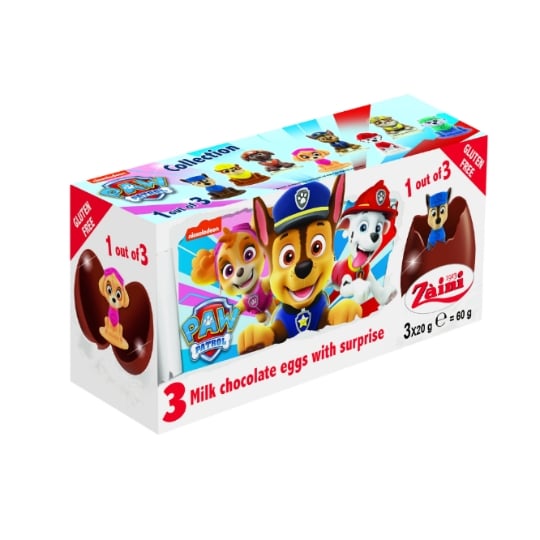 Œufs Chocolat Lait Pat' Patrouille ZAINI