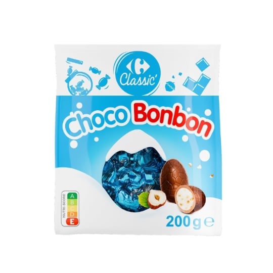 Billes Chocolat Lait et Noisettes CARREFOUR CLASSIC'
