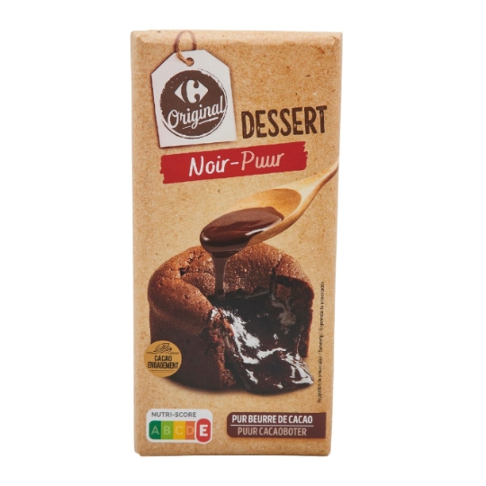 Tablette de Chocolat Noir Pâtissier CARREFOUR ORIGINAL