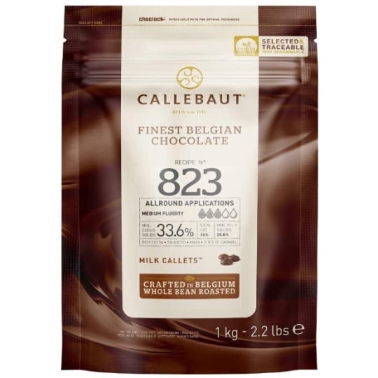 Callets De Chocolat Au Lait 33% Callebaut 823 - 1kg CALLEBAUT