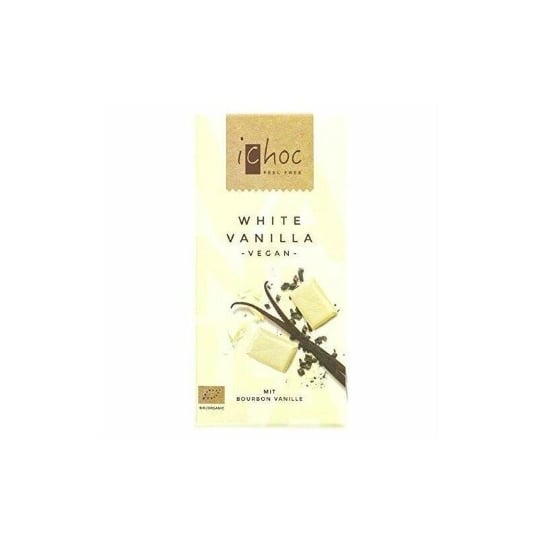 Chocolat Blanc Vanille Vegan 80g - Ichoc