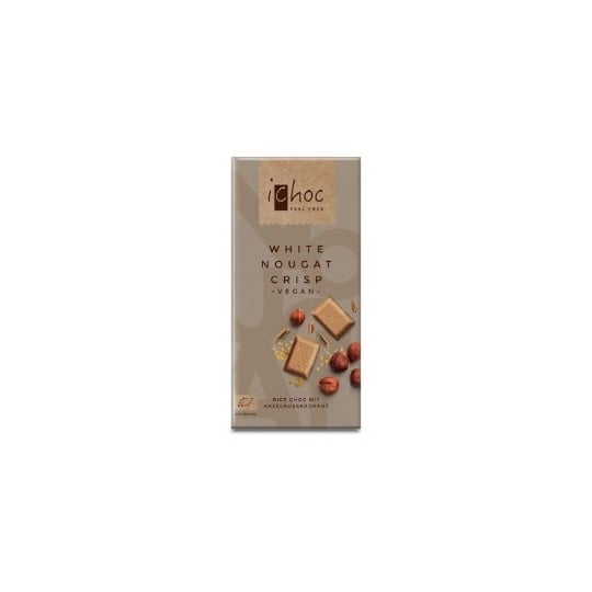 Blanc Nougat Rice Chocolat Vegan 80g - Ichoc