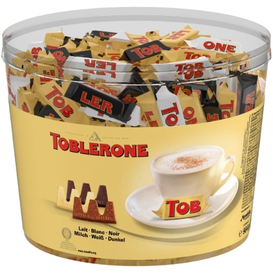 Barres chocolatées Tiny Turbo 3 Variétés TOBLERONE TOBLERONE