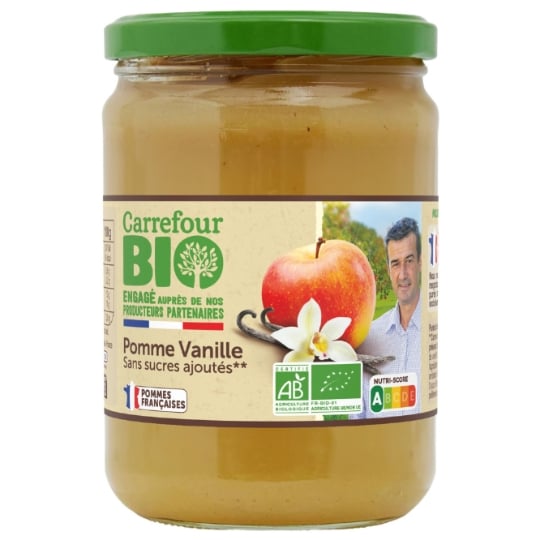 Dessert Fruitier Pomme Vanille Bio CARREFOUR BIO
