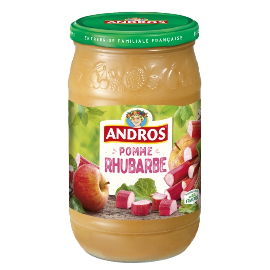 Compote Pomme Rhubarbe ANDROS