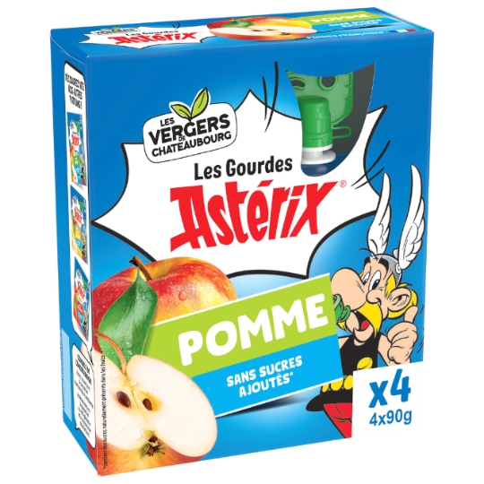 Compote Pomme Astérix LES VERGERS DE CHATEAUBOURG