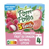 Compote 5 fruits roses POM'POTES