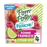 Compote Pomme Framboise Citron POM'POTES