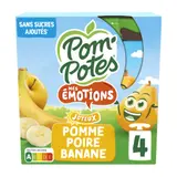 Compote pomme poire banane POM'POTES