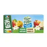 Compote Pomme et Vanille Sans Sucre Ajoutés POM'POTES