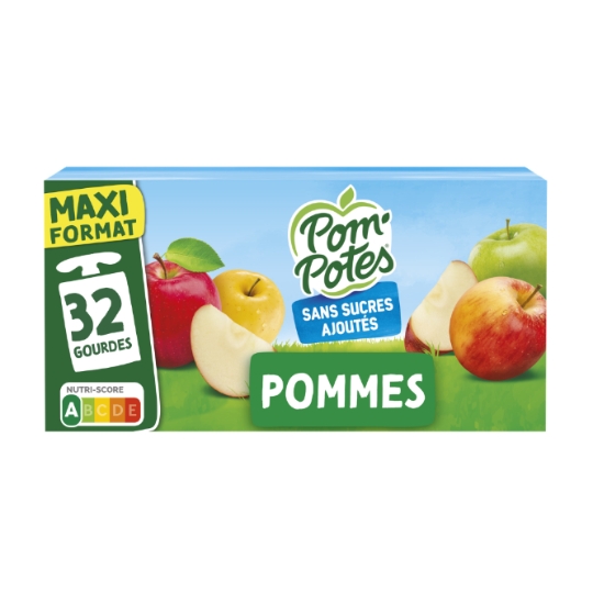 Compote Pomme Sans Sucres Ajoutés POM'POTES