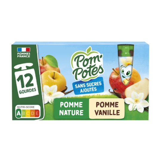 Compote Pomme Vanille POM'POTES