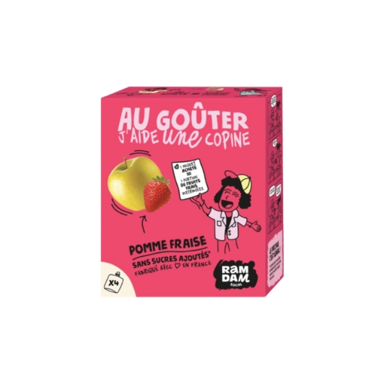 Compotes Pomme Sans Sucres Ajoutés RAMDAM SOCIAL