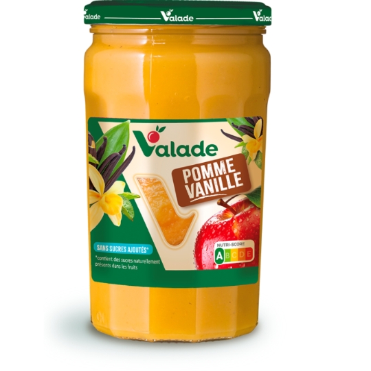 Compote pomme vanille sans sucres ajoutés VALADE