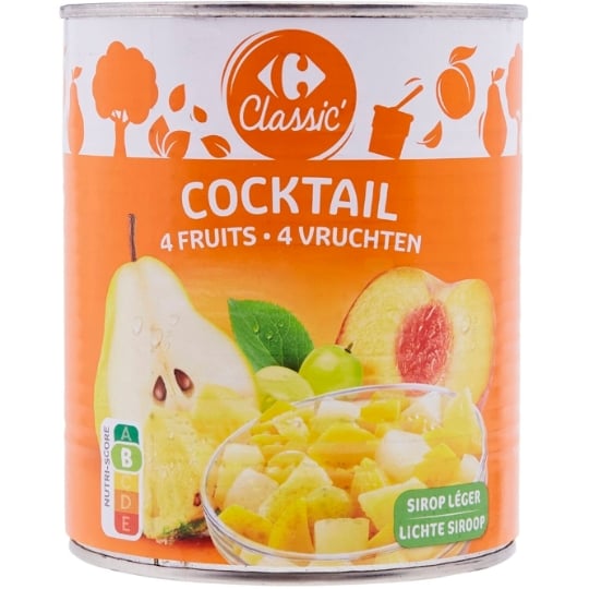 Fruits au Sirop Cocktail CARREFOUR CLASSIC'