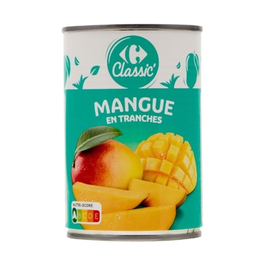 Fruits au Sirop Mangue en Tranches CARREFOUR CLASSIC'