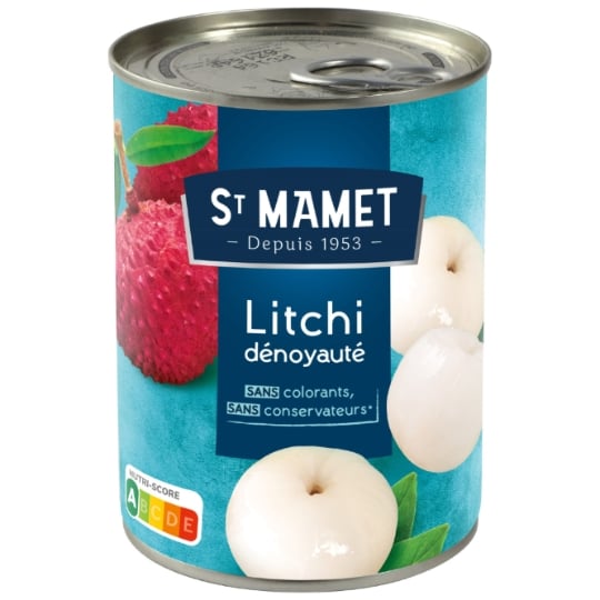 Fruits au Sirop Litchi Dénoyautés ST MAMET