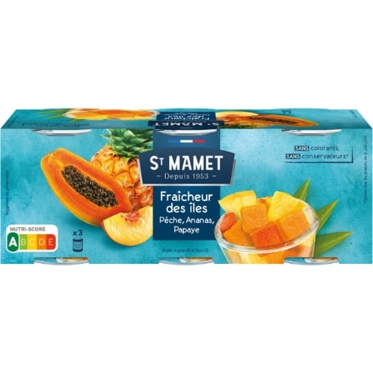 Fruits au Sirop Cocktail Fraîcheur des Iles ST MAMET