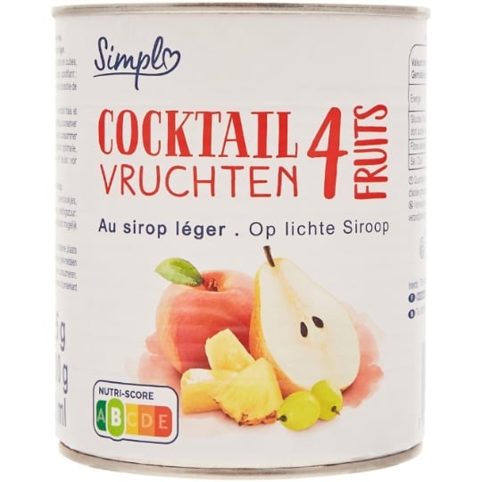 Fruits au Sirop Cocktail SIMPL