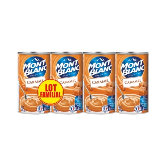 Crème Dessert Caramel MONT BLANC
