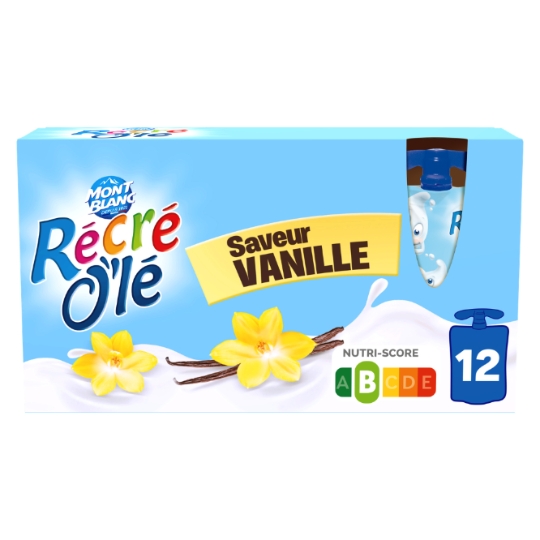 Goûters Laitiers Récré O'lé Vanille MONT BLANC
