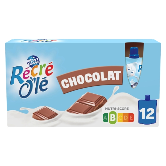 Goûters Laitiers Récré O'lé Chocolat MONT BLANC
