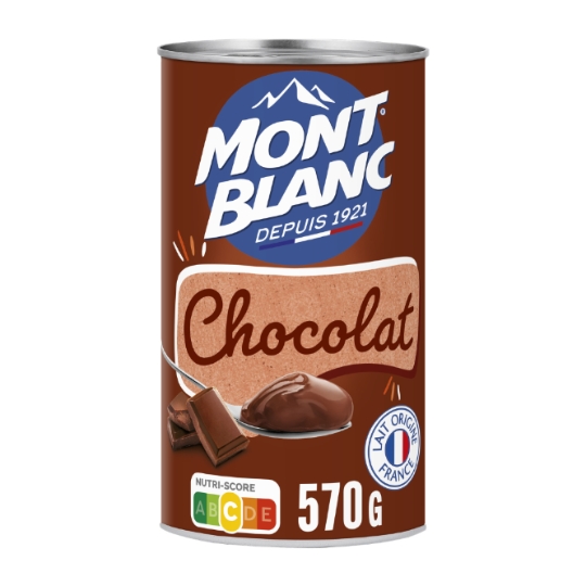 Crème Dessert Chocolat MONT BLANC