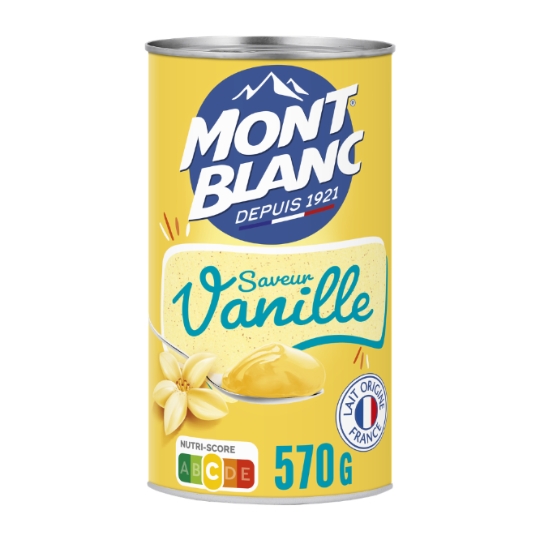 Crème Dessert Vanille MONT BLANC