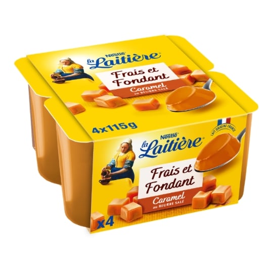 Crème Dessert Frais Et Fondant Caramel LA LAITIERE