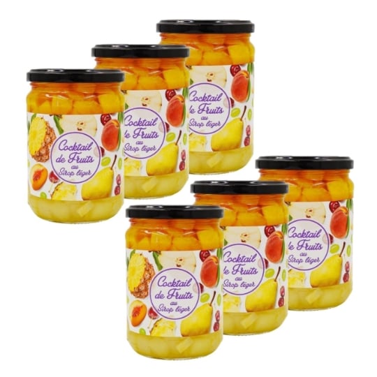 Cocktail De Fruits Au Sirop Léger AGIDRA