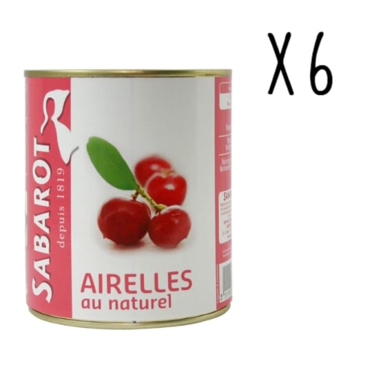 Sabarot - Lot 6 X Airelles - Conserve 310g SABAROT