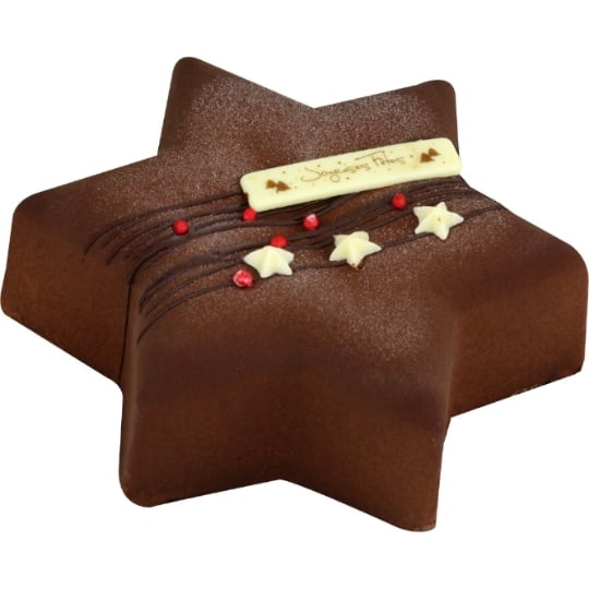 Gâteau entremet étoile de noël 6 parts CARREFOUR