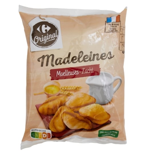 Madeleines moelleuses CARREFOUR ORIGINAL