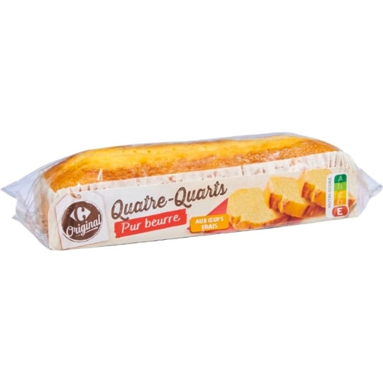 Quatre-quarts pur beurre CARREFOUR ORIGINAL