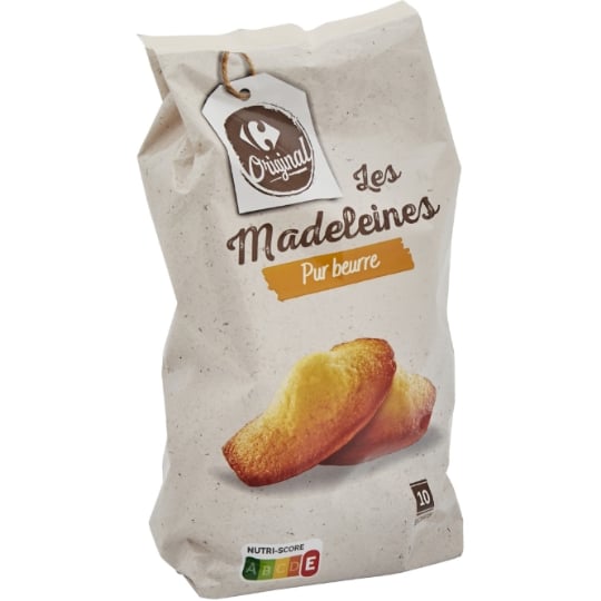 Madeleines pur beurre CARREFOUR ORIGINAL