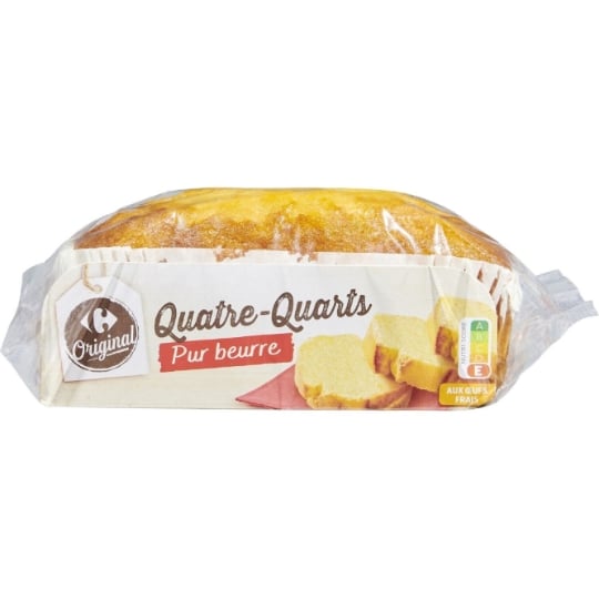 Quatre-quarts pur beurre CARREFOUR ORIGINAL