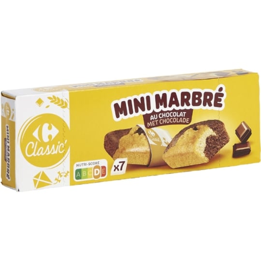 Gâteaux mini marbrés chocolat CARREFOUR CLASSIC'