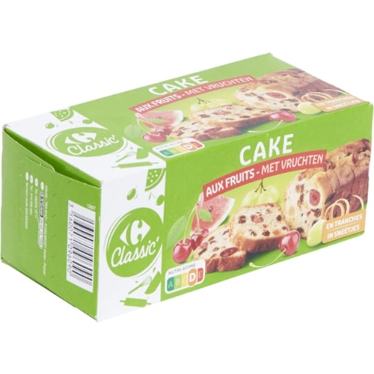 Gâteau cake aux fruits CARREFOUR CLASSIC'