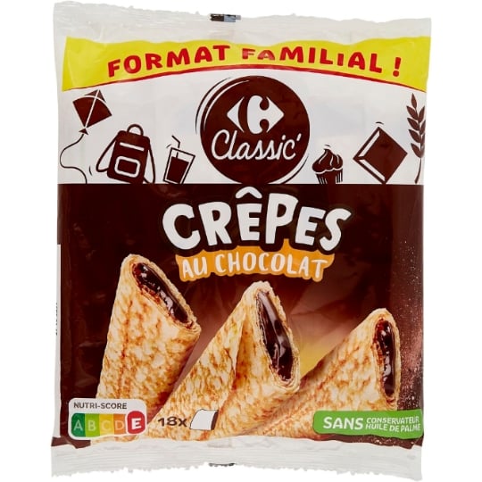 Crêpes au chocolat CARREFOUR CLASSIC'