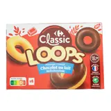 Gâteaux nappés de chocolat au lait CARREFOUR CLASSIC'