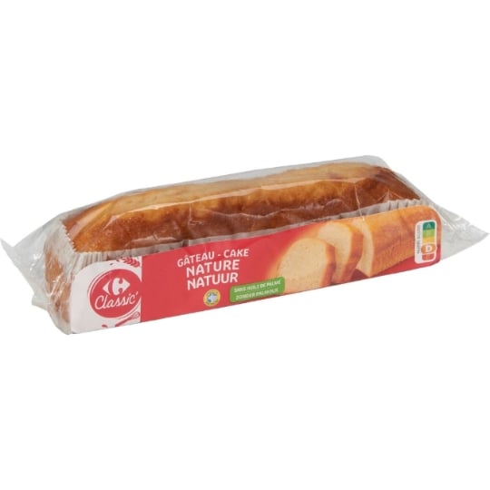 Gâteau cake nature CARREFOUR CLASSIC'
