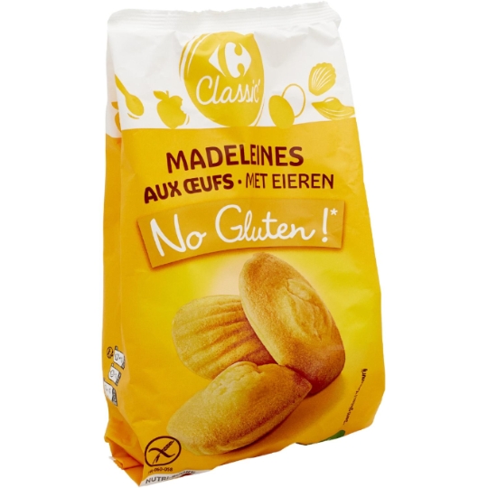 Madeleines aux Oeufs Sans Gluten CARREFOUR CLASSIC'