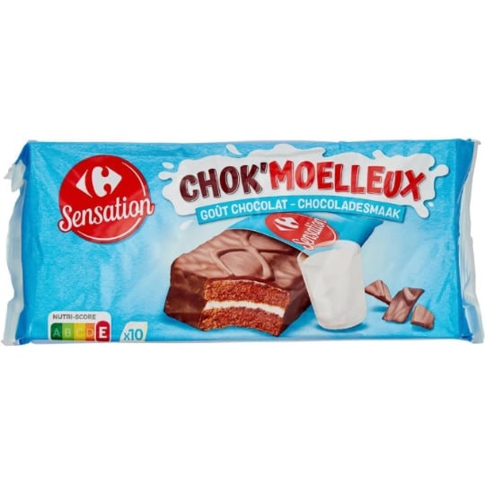 Gâteaux Goût Chocolat Chok'Molleux CARREFOUR SENSATION