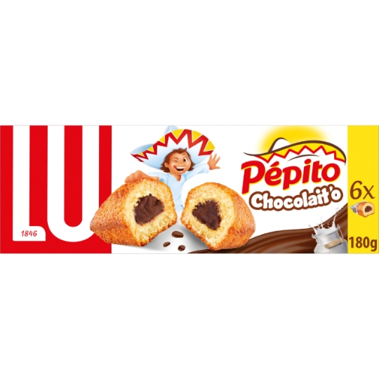 Gâteaux fourrés au chocolat Chocolaito Pepito LU